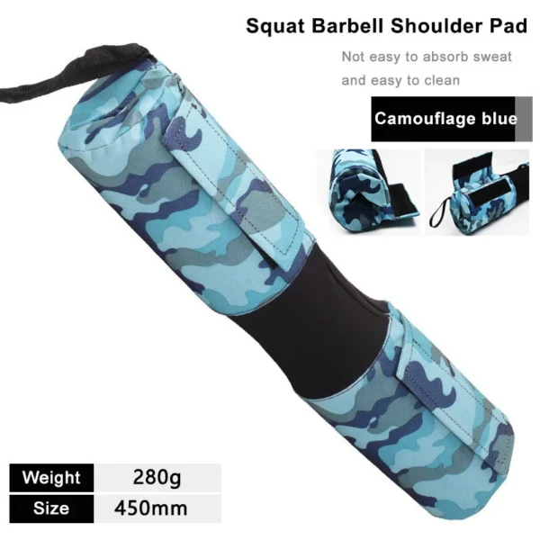 Squat Pad Barbell Pad For Squats Lunges Hip Thrust Training, Neck Shoulder Protective Pad Support Foam Sponge Bar Pad - Image 7