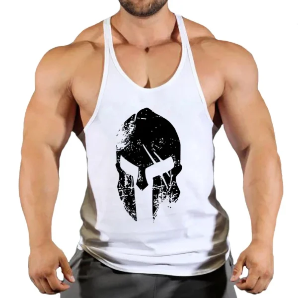 Gyms Men's Clothes Tank TopGym Bodybuilding and Fitness Stringer Clothing Workout Brand Singlets Shirt Muscle - Image 2