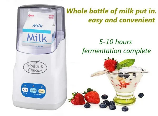 1L Automatic Yogurt Maker Temperature adjustable Multifunctional Leben Rice Wine Natto Caspian yogurt Fermenter With Timer EU US - Image 11