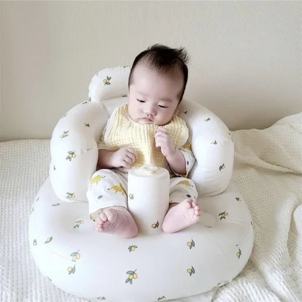 Baby Sofa Infant PVC Seat Child Learning Dinner Chair Portable Bath Stool Beach Armchair For Kids - Image 18