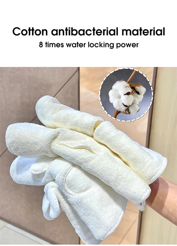 Hot compress towel hanging ear soft skin-friendly steam heating cold hot compress face towel wet compress irrigation face towel - Image 15