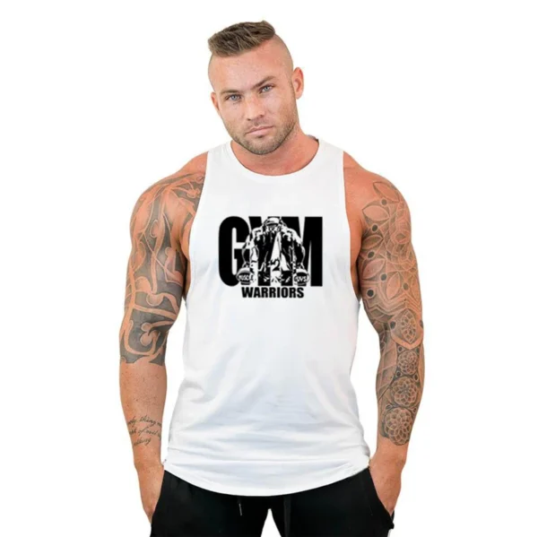 Muscleguys Gym Clothing Mens Bodybuilding Hooded Tank Top Cotton Sleeveless Vest Sweatshirt Fitness Workout Sportswear Tops Male - Image 38