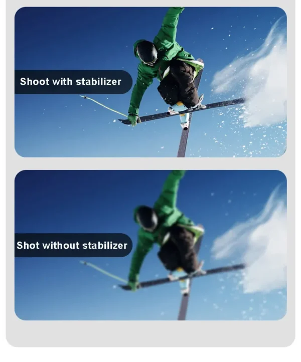QAML The Newest F12 APP function 3-Axis Handheld Gimbal Optional AI Face Smart Tracking Smartphone Stabilizer with fill light - Image 16