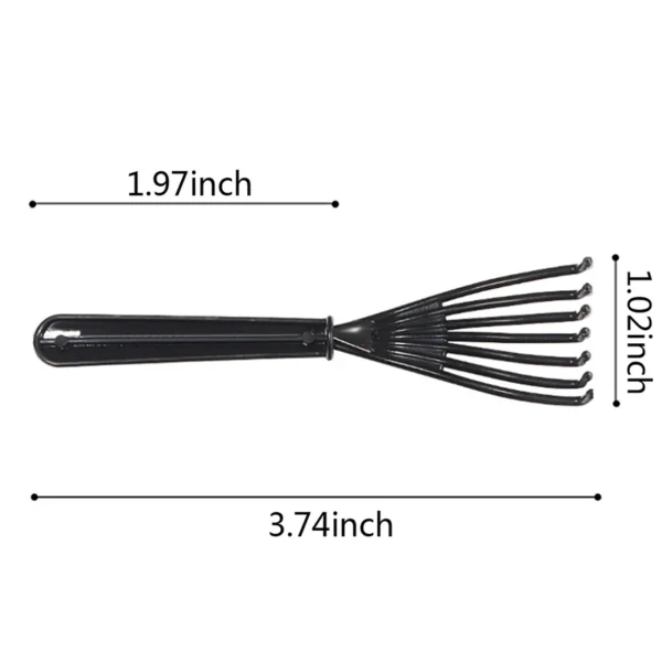 1PCS Wooden Comb Cleaner Delicate Cleaning Removable Comb Cleaner Tool Hair Brush Handle Embeded Tool - Image 28