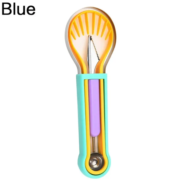 Avocado Slicer  3 In 1 Shea Corer Butter Fruit Peeler Cutter Pulp Separator Plastic Knife Kitchen Vegetable Tools - Image 13