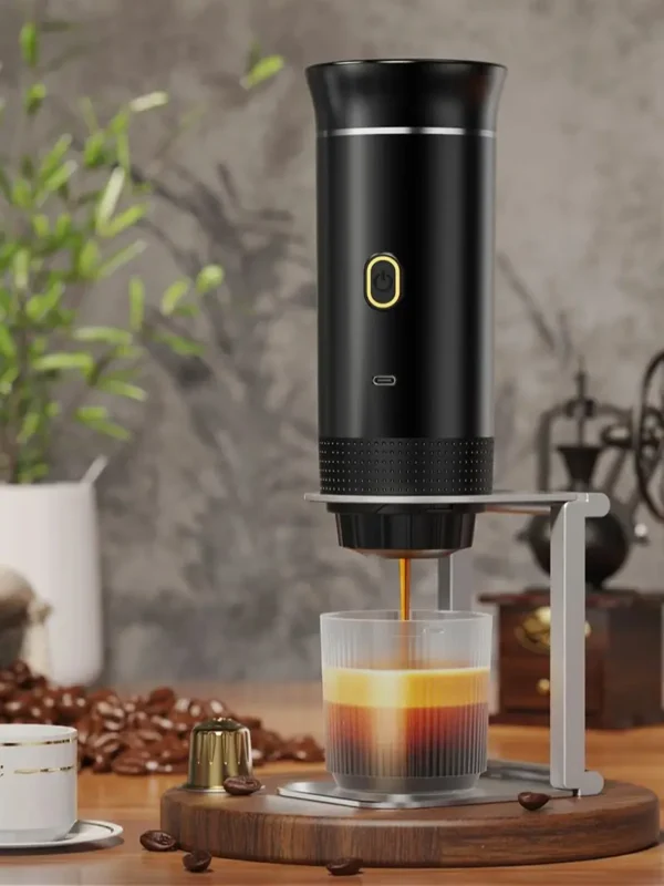 Wireless Electric Portable Espresso Coffee Machine for Car & Home Camping Coffee Maker 3-in-1 Capsule Powder Travel Coffee Maker - Image 15