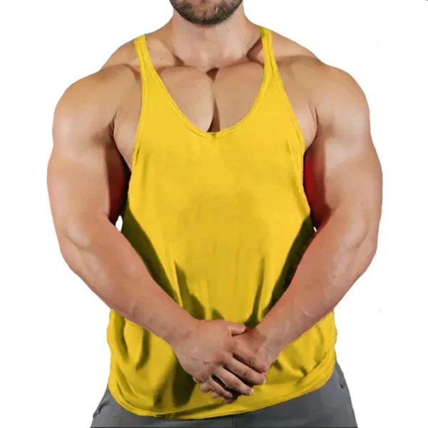 Gyms Men's Clothes Tank TopGym Bodybuilding and Fitness Stringer Clothing Workout Brand Singlets Shirt Muscle - Image 20