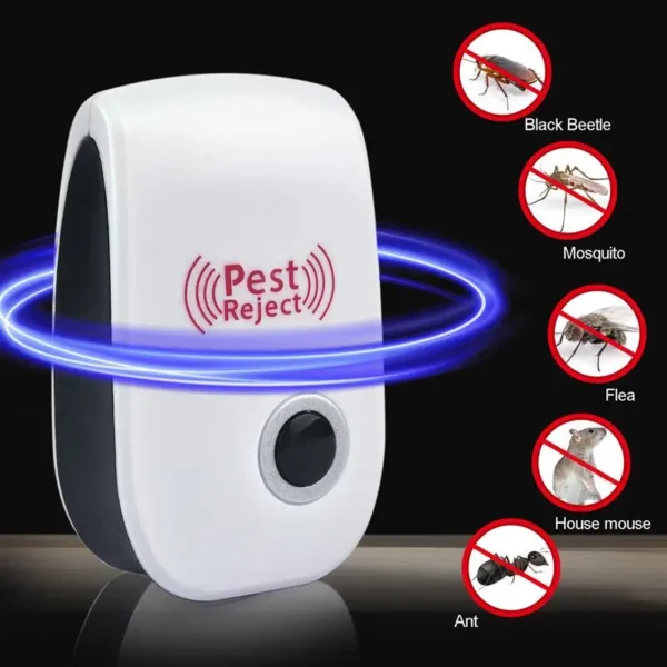 1PC Ultrasonic Pest Repeller Household Electronic Mosquitoes Repellent Insect Killer Control for Bugs Mice Spiders - Image 2
