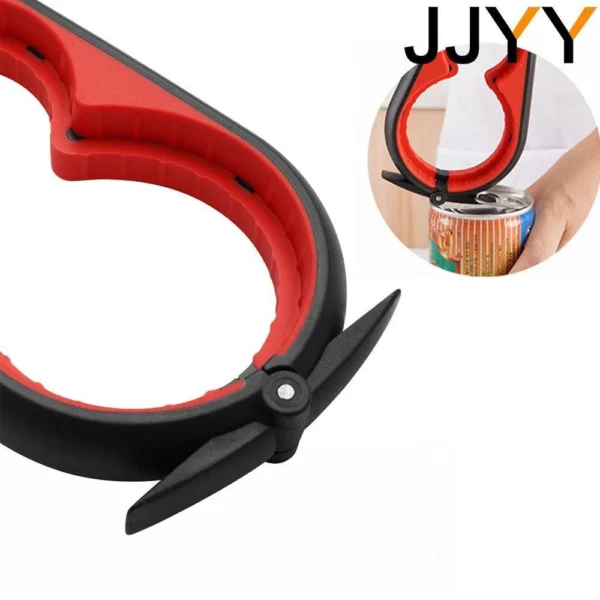 Home Kitchen Can Opener Non-slip Twist Bottle Opener Lid Opening Tool Kitchen Supplies - Image 27