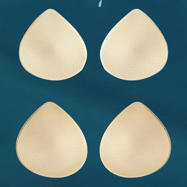 1Pair Thick Latex Bra Pads Push Up Breast Enhancer Removeable Bra Padding  Bikini Padding - Image 6