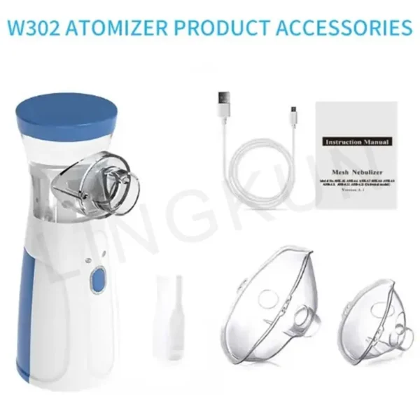Medical Silent Mesh Nebulizer Handheld Asthma Inhaler Atomizer Children Health Care Mini Portable Nebulizer Humidifier - Image 42