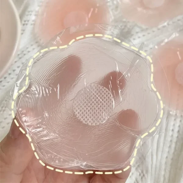 Silicone Nipple Cover for Women Bra Sticker Breast Petal Strapless Bra Invisible Boob Pads Chest Pasties Intimates - Image 4