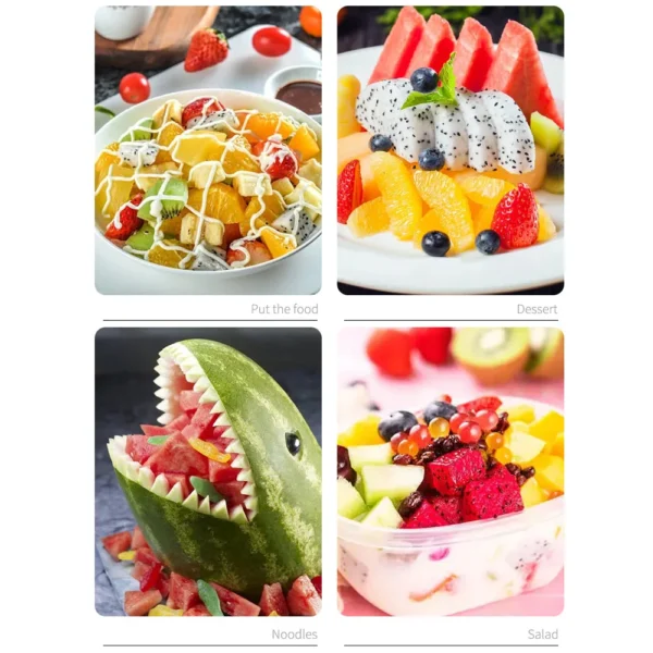 Avocado Slicer  3 In 1 Shea Corer Butter Fruit Peeler Cutter Pulp Separator Plastic Knife Kitchen Vegetable Tools - Image 29