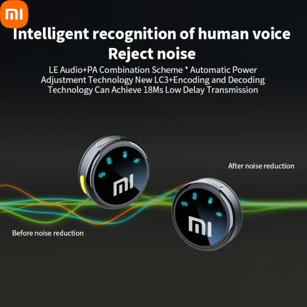 XIAOMI S3 Portable Wireless New Mini microphone Noise Reduction Lightweight And Smaller CD Level Quality Low Latency For Android - Image 6
