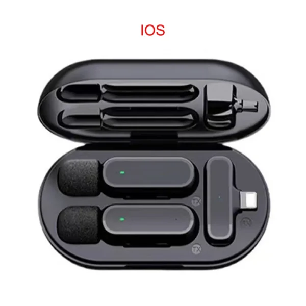 Xiaomi Mijia Wireless Lavalier Microphone with Charging Box Audio Video Noise Cancel Record Plug-and-Play Mic for IOS Android - Image 7