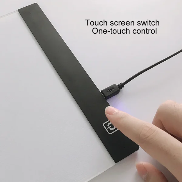 Led Drawing Copy Pad 3 Level Dimmable Board Table Animation Painting Educational Toys Gift Adjustable Light Notepad For Children - Image 3