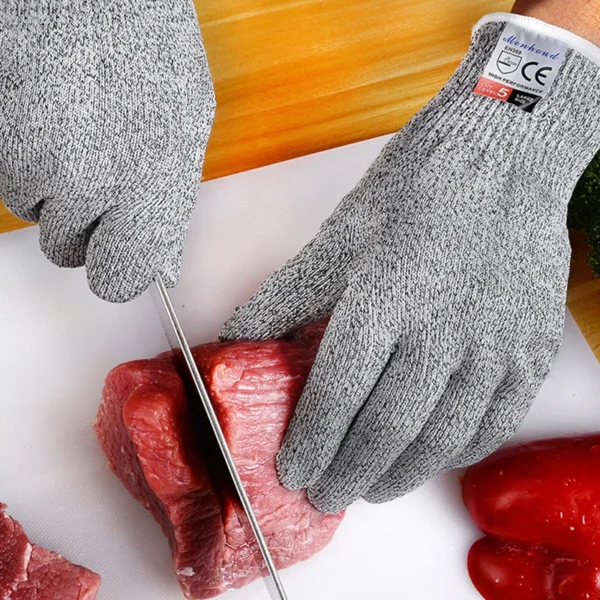 HPPE Level 5 Safety Anti Cut Gloves ndustry Kitchen Gardening Anti-Scratch Anti-cut Glass Cutting Multi-Purpose - Image 20