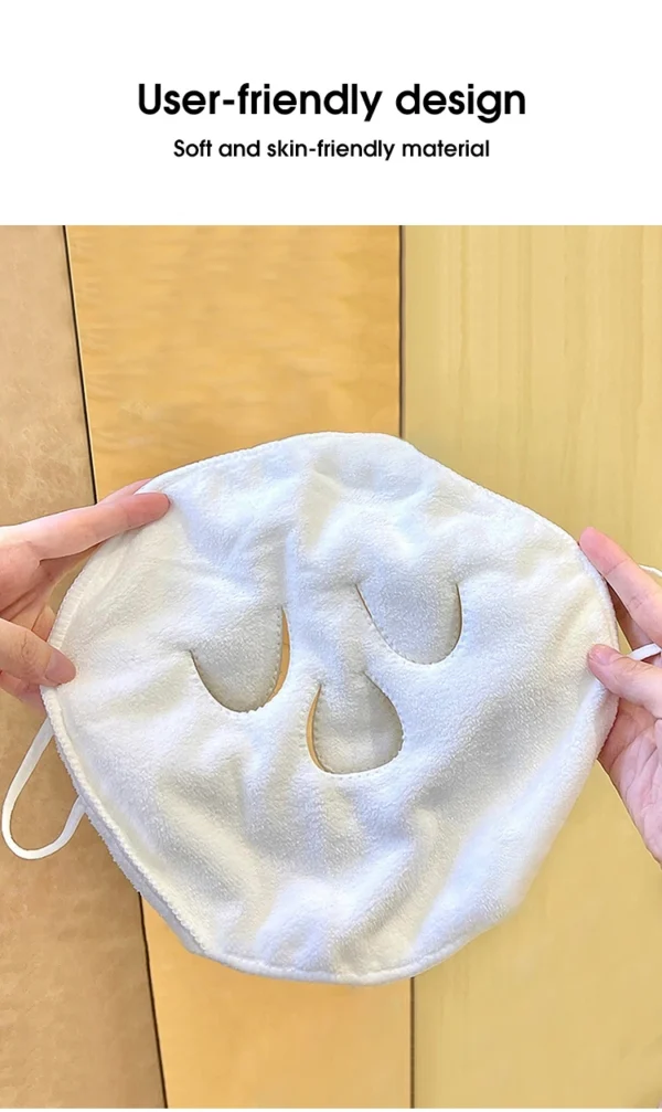 Hot compress towel hanging ear soft skin-friendly steam heating cold hot compress face towel wet compress irrigation face towel - Image 13