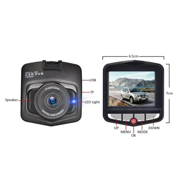 Car Camera HD 1080P Dashcam DVR Recorder Dash Cam Car DVR Auto Rear View Camera Vehical Car Cam of Mirror Recorder - Image 13