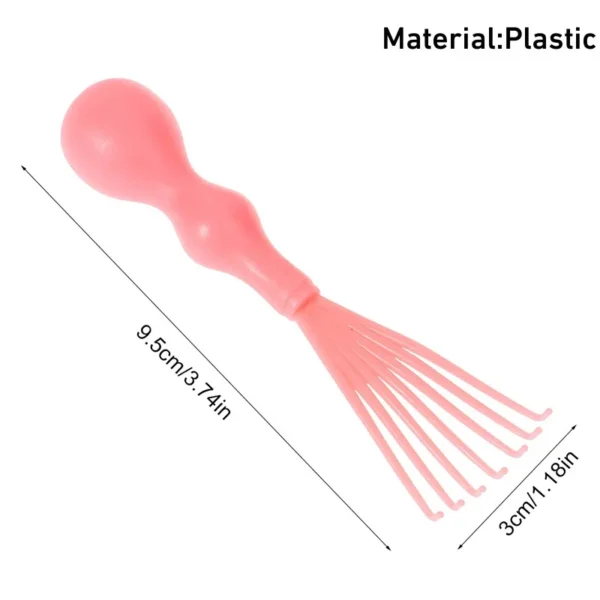 1PCS Wooden  Cleaning Removable Hair Brush Comb Cleaner Tool Handle Embeded Tool - Image 10