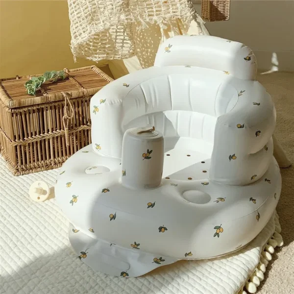 Baby Sofa Infant PVC Seat Child Learning Dinner Chair Portable Bath Stool Beach Armchair For Kids - Image 24