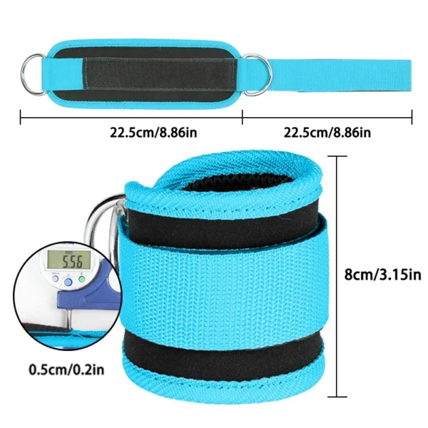 Fitness Gantry Ankle Buckle Training Leg and Hip Training Device Double D Tension Foot Ring Legging Strap Ankle Accessories - Image 2