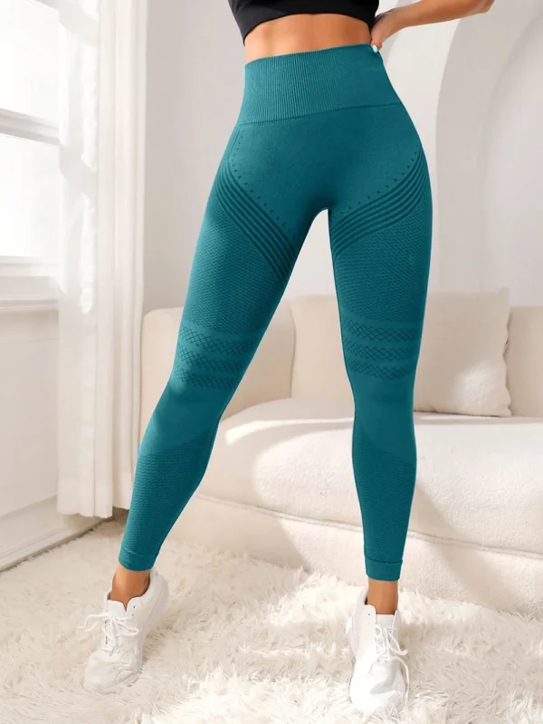 Mileegirl Seamless Sports Tights Woman High Waist Sporty Leggings Quick Drying Yoga Pants Gym Workout Scrunch Pants - Image 29
