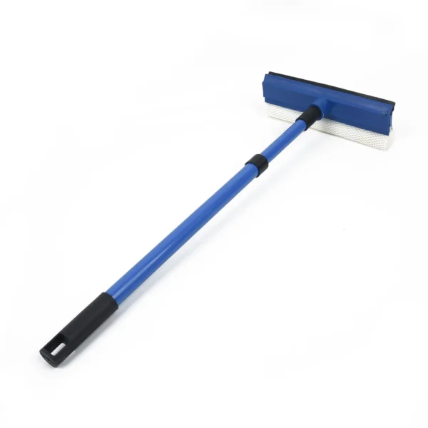 2 In 1 Telescopic Window Glass Cleaner Wiper Long Handle Sponge Brush Window Mop Squeegee Wiper Dual-purpose Glass Eraser - Image 7