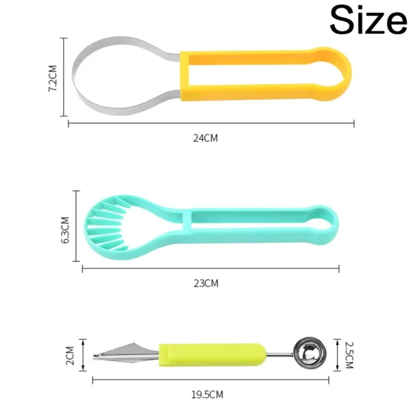 Avocado Slicer  3 In 1 Shea Corer Butter Fruit Peeler Cutter Pulp Separator Plastic Knife Kitchen Vegetable Tools - Image 30