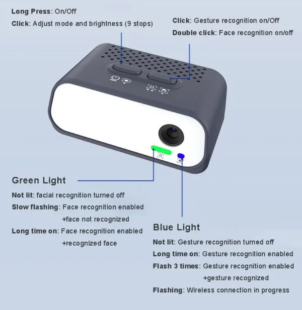 QAML The Newest F12 APP function 3-Axis Handheld Gimbal Optional AI Face Smart Tracking Smartphone Stabilizer with fill light - Image 21