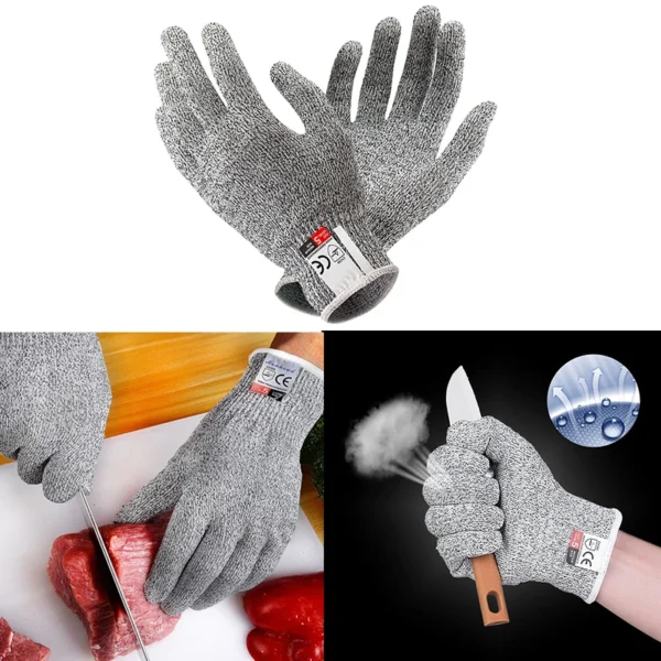 HPPE Level 5 Safety Anti Cut Gloves ndustry Kitchen Gardening Anti-Scratch Anti-cut Glass Cutting Multi-Purpose - Image 14