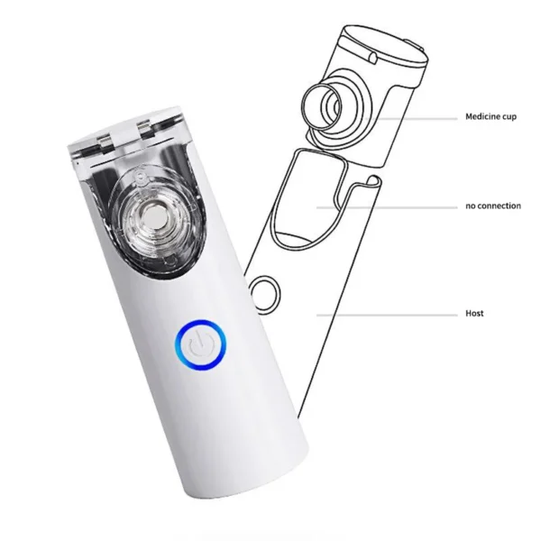 Medical Silent Mesh Nebulizer Handheld Asthma Inhaler Atomizer Children Health Care Mini Portable Nebulizer Humidifier - Image 30