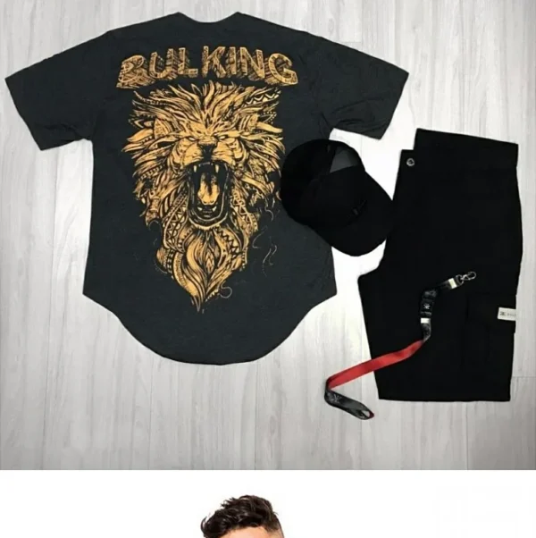Men's Fashion Print Sports Casual Short Sleeve T-shirt Man Gym Running Training Elastic Bodybuilding Tops Workout Tights - Image 20