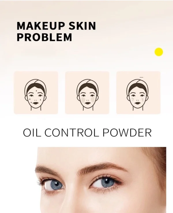 1PC Candy Bella Violet Cream To Powder Skin-friendly Skin Natural Face Long Lasting Oil-controlling Contouring Powder Cosmetics - Image 15