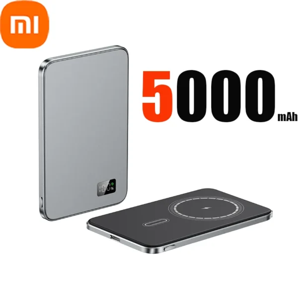 Xiaomi 10000mAh Thin Magnetic Wireless Power Bank PD25W Fast Charging Portable External Battery for Magsafe For iPhone Samsung - Image 8