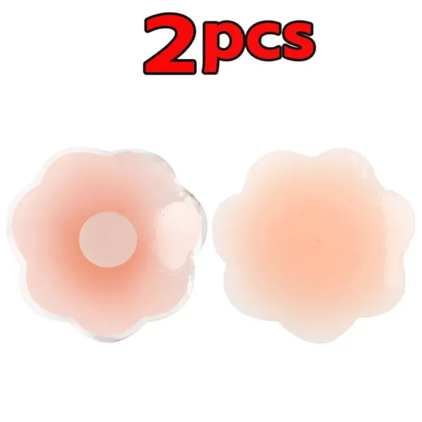 Silicone Nipple Cover for Women Bra Sticker Breast Petal Strapless Bra Invisible Boob Pads Chest Pasties Intimates - Image 10