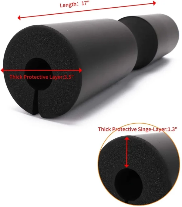 Squat Pad Barbell Pad For Squats Lunges Hip Thrust Training, Neck Shoulder Protective Pad Support Foam Sponge Bar Pad - Image 17