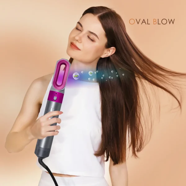2025 New 5 in 1 Hair Dryer Hot Comb Set Professional Curling Iron Hair Straightener Styling Tool For Airwrap Hair Dryer NEW - Image 15