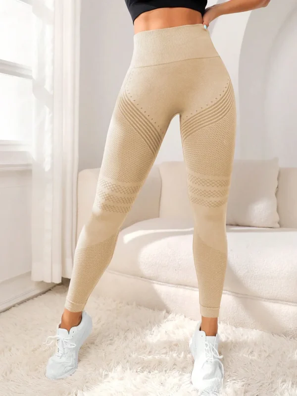 Mileegirl Seamless Sports Tights Woman High Waist Sporty Leggings Quick Drying Yoga Pants Gym Workout Scrunch Pants - Image 26
