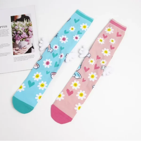 New Cartoon Fashion LOL surprise Baby Princess Over Knee High Socks Girls Hand Sew Cartoon Dogs Rabbit Long Socks Kids Stockings - Image 14