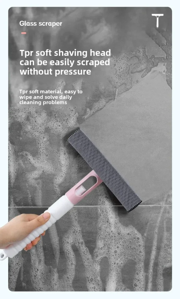 Glass Cleaning Window Cleaning Brush Utility Vehicle Glass Wiper Household Wiper Wall Cleaning Tool Brush Window Tool - Image 14
