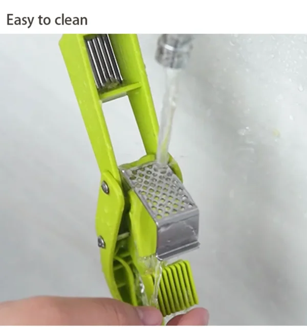 2-in-1 Multifunctional Garlic Press For Pressing Mash Garlic And Sliced Garlic,Vegetable Squeezer For Home Cooking Masher Tool - Image 9