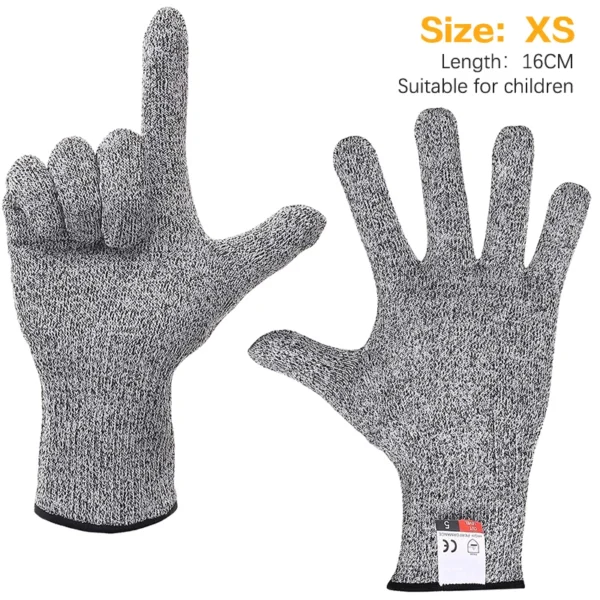 HPPE Level 5 Safety Anti Cut Gloves ndustry Kitchen Gardening Anti-Scratch Anti-cut Glass Cutting Multi-Purpose - Image 12