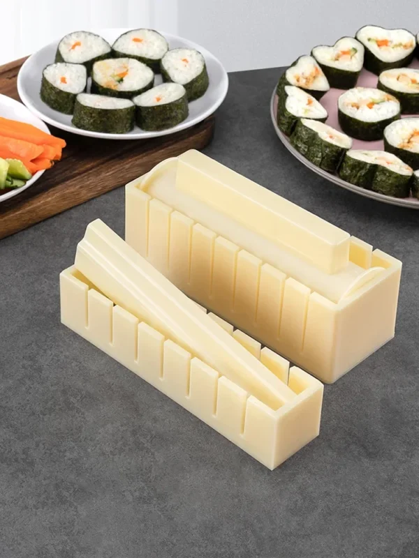 DIY Sushi Maker Rice Circular Mold Japanse Cake Lovelike Mold Multifunctionele Mould Square Making Tool Set Kitchen Accessories - Image 11