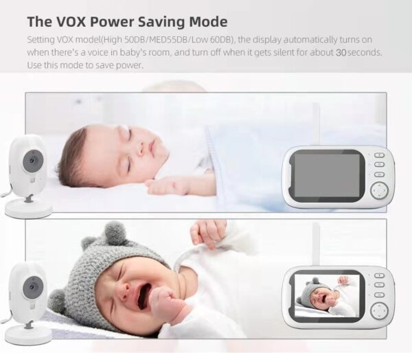 3.5 Inch Digital Baby Care Monitor - Image 3
