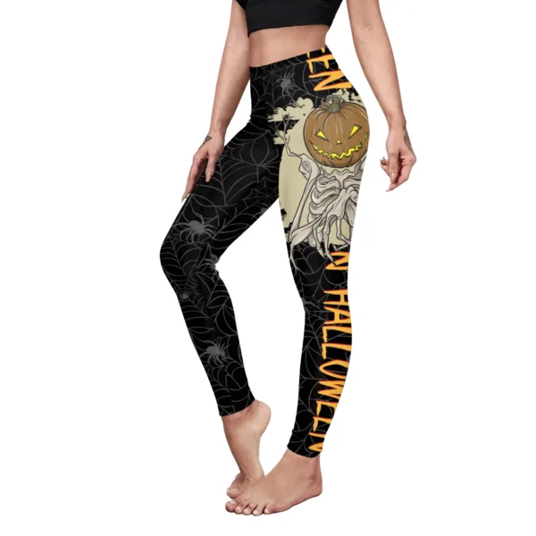 [You're My Secret] Sexy Spider Web Funny Pattern 3D Print Women Pants High Waist Fashion Slim Fitness Elastic Halloween Leggings - Image 20