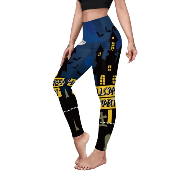 [You're My Secret] Sexy Spider Web Funny Pattern 3D Print Women Pants High Waist Fashion Slim Fitness Elastic Halloween Leggings - Image 8