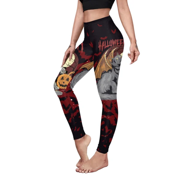 [You're My Secret] Sexy Spider Web Funny Pattern 3D Print Women Pants High Waist Fashion Slim Fitness Elastic Halloween Leggings - Image 19