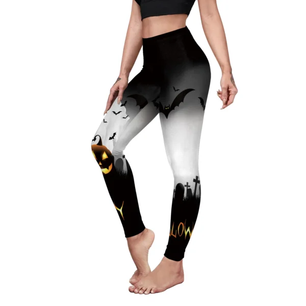 [You're My Secret] Sexy Spider Web Funny Pattern 3D Print Women Pants High Waist Fashion Slim Fitness Elastic Halloween Leggings - Image 7