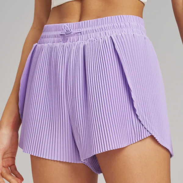 Sports Outdoor Fitness Yoga Shorts Fake Two Pieces Pleated Skirt Pants Breathable Quick Dry Three Point Pants Yoga Skirt - Image 2